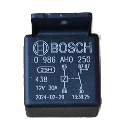 1302-B0250 30A 5PIN 12V (BOSCH 87) 1 CONTACT POINT UNIVERSAL RELAY