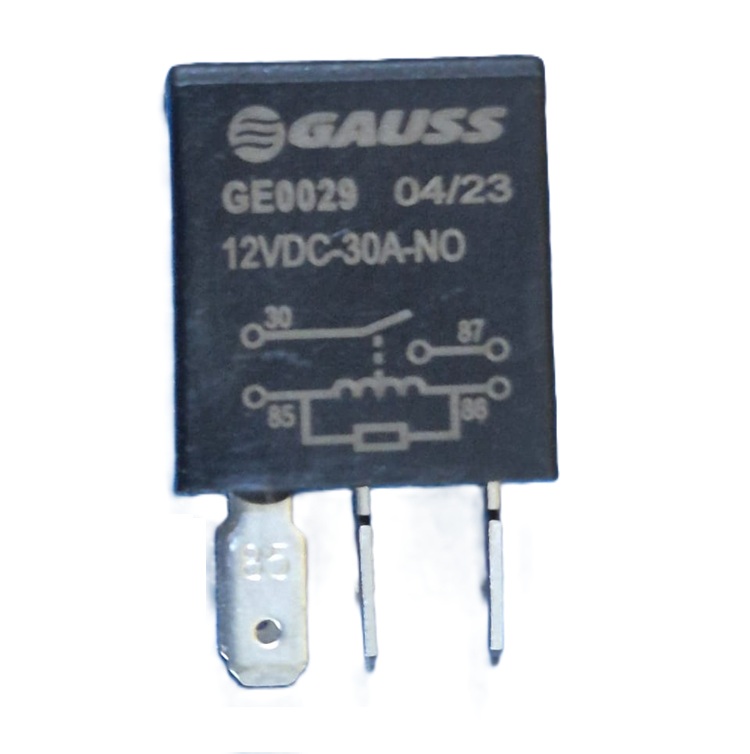 1302-GE0029 GAUSS 12V 30A 4PIN MIT LANCER EVO 8 9 X PROTON INSPIRA AIR COND POWER (2 BIG PIN N 2 SMALL PIN MINI BLACK COLOUR RECTANGLE CASING) RELAY - Image 3