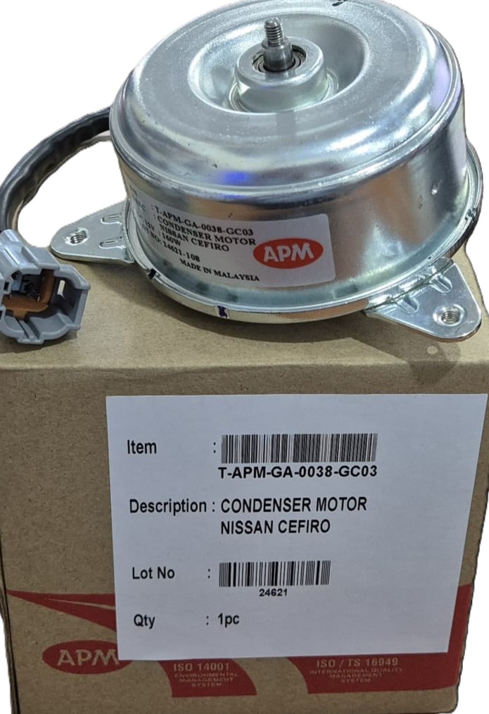 1305-GA00383 PROTON SAVVY, NISSAN CEFIRO A32,33 APM FAN MOTOR RADIATOR